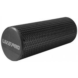 Масажний ролер LivePro Foam Roller Чорний 45х15 см (LP8230-45)