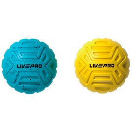 Набір масажних м'ячів LivePro Foot Massage Ball 6.8 см Синій/Жовтий 2 шт/уп (LP8507)