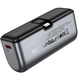 Повербанк HOCO Ingenious PD Q31 Lightning 5000 mAh 20W Black (6942007636506), изображение 4