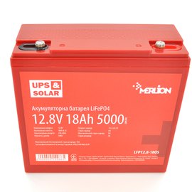 Акумуляторна батарея Merlion LiFePO4 12.8V 18Ah 5000 циклів (LFP12.8-18US)