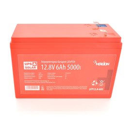 Акумуляторна батарея Merlion LiFePO4 12.8V 6Ah 5000 циклів (LFP12.8-6US)