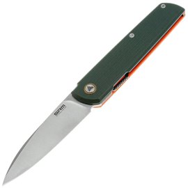 EDC ніж San Ren Mu Qrick G10 зелено-помаранчевий (408L-GX)