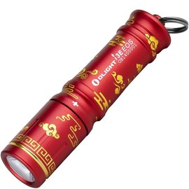Фонарь-брелок Olight i3E EOS Suspicious Clouds (0.0000.3107), Цвет: Красный