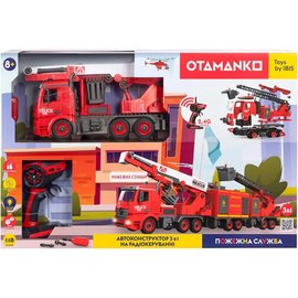 Машинка-конструктор Otamanko 3в1 Пожарная служба Red (532.02.86), изображение 5