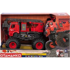 Машинка-конструктор Otamanko BigFoot Пожарный кран с водой Red (532.02.83), изображение 4