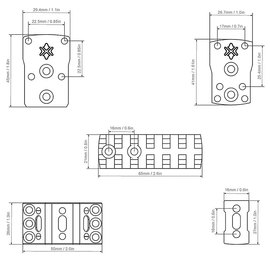 Набор креплений Vector Optics на моноблок X-ACCU 30 мм для коллиматоров (XASR-A02), изображение 4