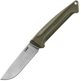 Ніж туристичний San Ren Mu S708 олива (S708-1), Колір: Оливковий