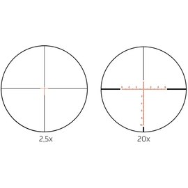 Оптический прицел Noblex NZ8 2.5-20x50 LR F1 сетка MHR с подсветкой (56568), изображение 6