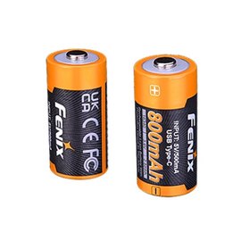 Аккумуляторная батарейка Fenix 16340 800 mAh Li-ion Type-C (ARB-L16-800UP), изображение 2