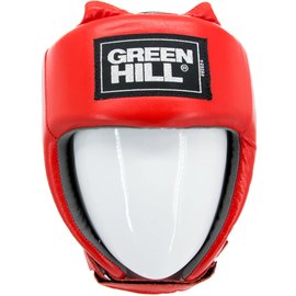 Боксерский шлем Green Hill UBF LOGO S красный HGT-9411L, Размер: S, Цвет: Красный