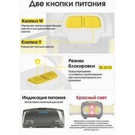 Налобный фонарь Nitecore UT27 2025 MCT 2.0 белый (6-1458_2025_white), изображение 3