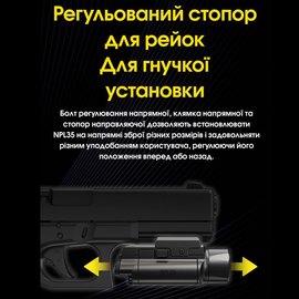 Тактический фонарь Nitecore NPL35 (6-1598), изображение 5