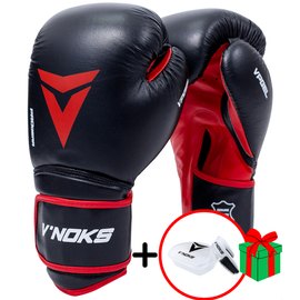 Боксерские перчатки V`Noks Inizio 12 ун. 2403_60098 (капа в подарок), Вес: 12 унций