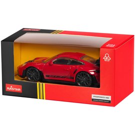 Машинка Rastar Porsche 911 GT3 RS 1:43 красный (64670 red), изображение 5