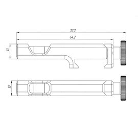 Пузырьковый уровень BGN ARMO на планку пикатинни BL2 (BL2-PIC), изображение 4