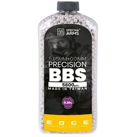 Страйкбольные шарики Specna Arms Edge Ultra 0.20 гр 5600 шт/уп White (33263), Вес, г : 0.20 г, Количество в упаковке, шт.: 5600 шт.