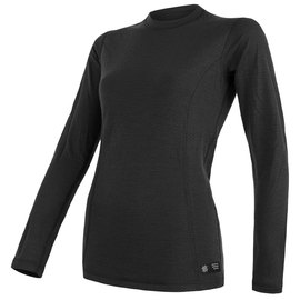 Термокофта женская Sensor Merino DF LS L Black (SW11M-black-L), Размер: L, Рост: 172-174 см, Цвет: Чёрный