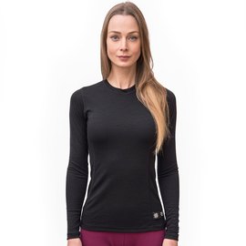 Термокофта женская Sensor Merino DF LS L Black (SW11M-black-L), Размер: L, Рост: 172-174 см, Цвет: Чёрный, изображение 3