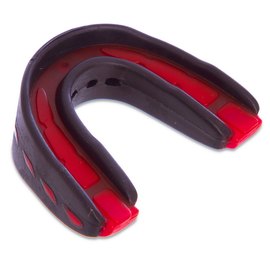 Капа для бокса Everlast Evershield Double Mouth Guard черный/красный (1400007), изображение 2