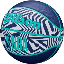 Мяч баскетбольный Wilson NBA DRV Plus Dazzle Camo BSKT Indigo size 6 (WZ3016102XB6), Размер: 6, изображение 3