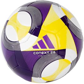Мяч футзальный Adidas CNXT25 Pro Sal белый/желтый/фиолетовый size 4 (JH1278)