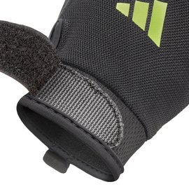Рукавички для залу Adidas Essential Training Gloves чорний/зелений S (ADGB-15001GN), Розмір: S, Колір: Чорний/Зелений, зображення 5