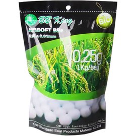 Страйкбольні кульки BB King Biogradable 6 мм 0.25 г 1кг/уп (1401.00.08)
