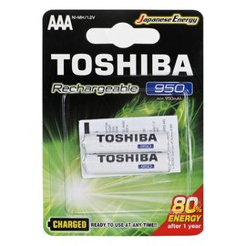 Аккумуляторная батарейка Toshiba AAA 950 mAh 2 шт (TNH-03GAE)