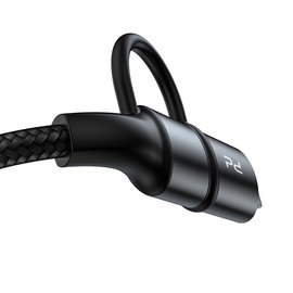 Кабель Baseus Combo twins 2 in 1 Cable Type-C to Type-C/Lightning 1m, 60W (20V 3A) + 18W (9V 2A) черный (CATLYW-H01), изображение 2