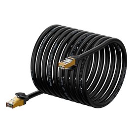 Кабель Baseus high Speed Seven types of RJ45 10gigabit network cable (round cable) 20m черный (000009744), изображение 3