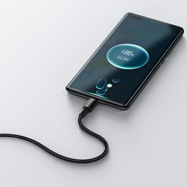 Кабель Baseus Type-C Tungsten Gold Fast Charging Data Cable 2m, 100W черный (000010123), изображение 6