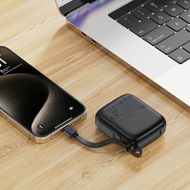 Повербанк Acefast M15 with cable PD20W 10000 mAh Black (6974316283973), изображение 6