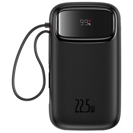 Повербанк Baseus Qpow2 10000 mAh 22.5W Digital Display Black (P10055003113-00), зображення 2