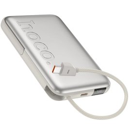 Повербанк HOCO Clever Q43 10000 mAh PD20W Metallic, Колір: Сріблястий, зображення 2