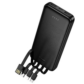Повербанк HOCO Wonderful J163 10000 mAh Black, Ёмкость: 10 000 mAh