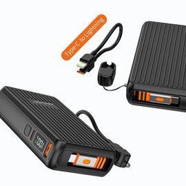 Повербанк WUW Y141 10000 mAh 22.5W Black, изображение 4