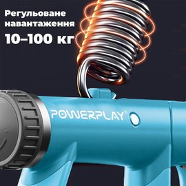 Эспандер кистевой PowerPlay 4403 с регулируемой нагрузкой 10-100 кг Синий (PP_4403_Blue), Цвет: Синий, изображение 5
