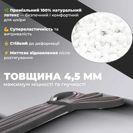 Эспандер-петля PowerPlay 4116 Double Colors Черный/Серый 2-7 кг (PP_4116_Black_(2-7 kg)), изображение 2