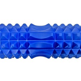 Массажный роллер PowerPlay 4406 EVA Massage Roller 45x12 см Синий (PP_4406_Blue), Цвет массажёра : Синий, изображение 3