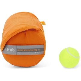 Надувной коврик Rab Hypersphere 9.5, Long, 196x64х10см, Marmalade (QMA-08-MAM-LNG-WDE), изображение 5