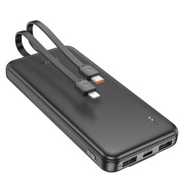 Повербанк HOCO Speed energy power bank with cable J118 10000 mAh Black