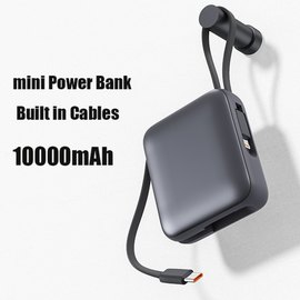 Повербанк WUW TUGII Y101 10000 mAh PD22.5W Black, изображение 4