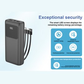 Повербанк WUW TUGII Y11 10000 mAh 2.1A Black, изображение 5