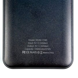Повербанк WUW TUGII Y145 10000 mAh PD20W+QC3.0 Black, изображение 3
