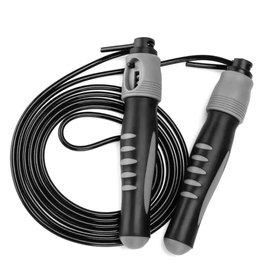 Скакалка PowerPlay 4215 Jump Rope With Counter 2.75 м Черный/Серый (PP_4215_Black/Grey), изображение 3