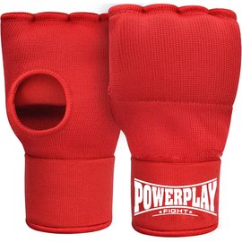 Бинты-перчатки PowerPlay 3096 с гелевыми подушками L красные (PP_3096_Red_L), Размер: L, Цвет: Красный