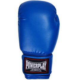 Боксерські рукавички PowerPlay 3004 Classic Сині 8 ун (PP_3004_8oz_Blue), Вага: 8 унцій, Колір: Синій, зображення 2
