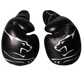Боксерські рукавички PowerPlay 3018 Jaguar Чорні 12 ун (PP_3018_12oz_Black), Вага: 12 унцій, зображення 3