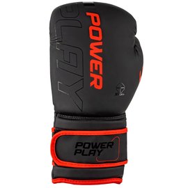 Боксерські рукавички PowerPlay 3024 Ultra Mat Чорний/Червоний 12 ун (PP_3024_12oz_Bl/Red), Вага: 12 унцій, Колір: Чорний/Червоний, зображення 2