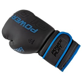 Боксерські рукавички PowerPlay 3024 Ultra Mat Чорний/Темно-синій 14 ун (PP_3024_14oz_Bl/Navy), Вага: 14 унцій, Колір: Чорний/Синій, зображення 4